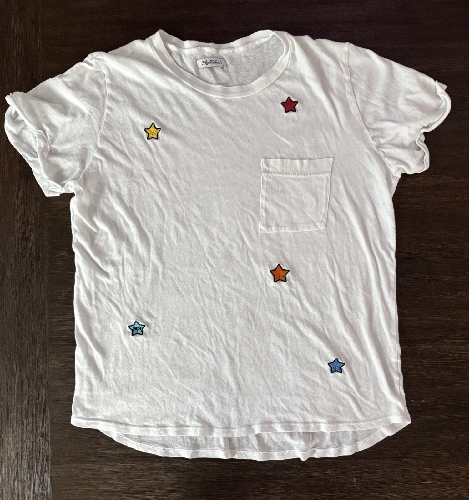 Lauren Moshi Shirt Top Womenâs Small Stargazer Lightweight Relaxed Usa Revolve